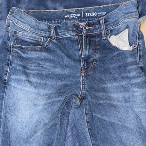 Arizona Jean Company Dark Blue Denim Shorts